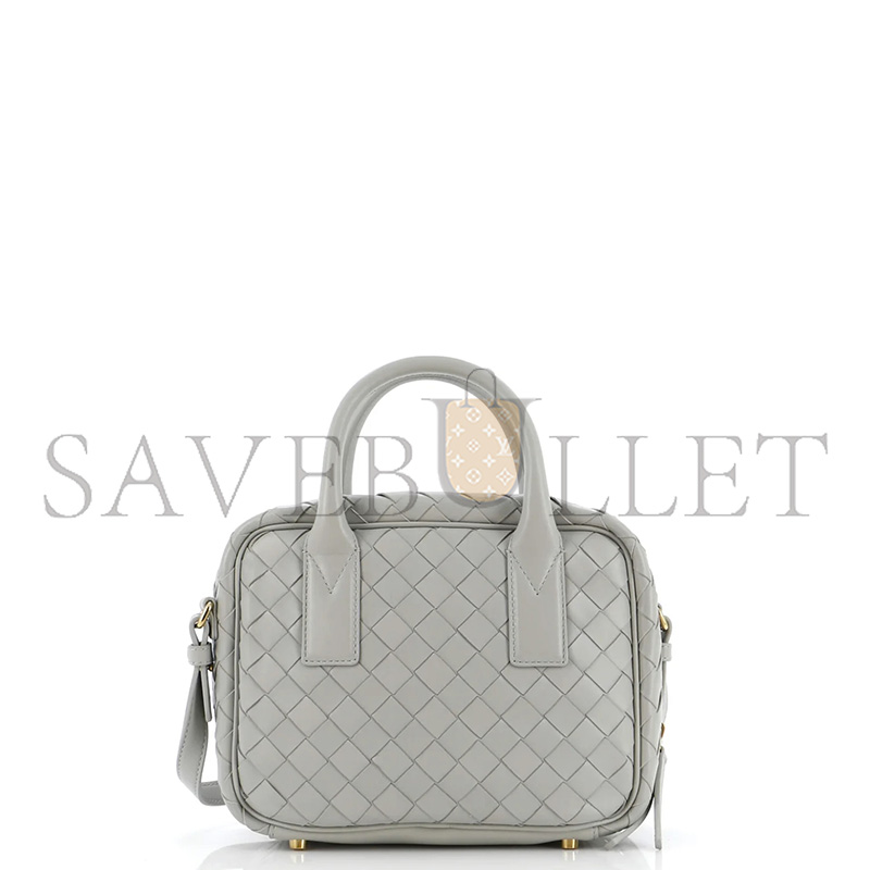 BOTTEGA VENETA GETAWAY BAG INTRECCIATO LEATHER SMALL 776736 (23.5*17.9*9cm)